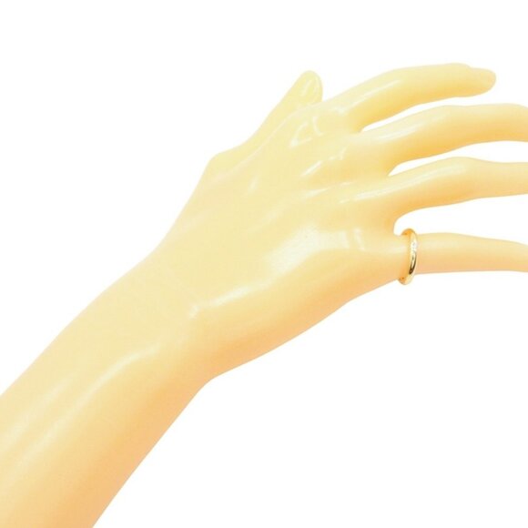 TIFFANY&Co. stacking band wedding Ring Elsa Peretti K18 yellow gold/diamon - Picture 1 of 8